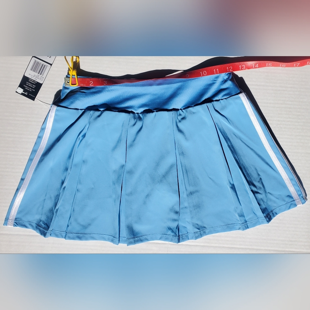 Adidas Big Kids Girls Skort Sz L/14 Lt Blue - Picture 11 of 13